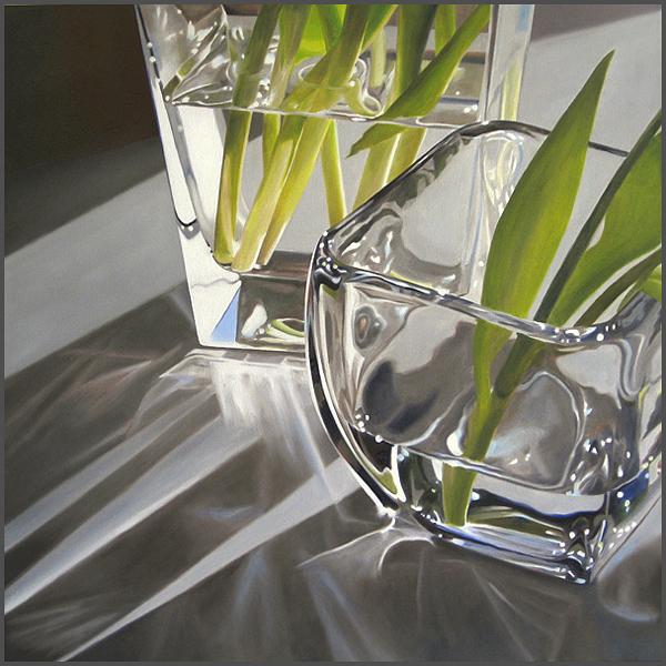 Glass Vases oil painting